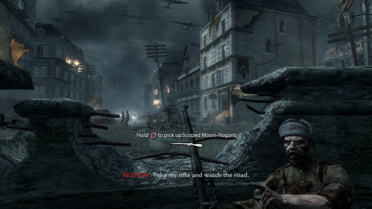 Call of Duty: World at War | PlayStation 3 | gameplay screenshot | region=North America | source-country= | zypher-v2 | moby-67ce6de03e9e | Data by MobyGames.com