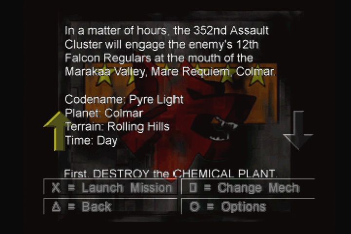 
MechWarrior 2: 31st Century Combat | PlayStation | gameplay screenshot | Data by MobyGames.com