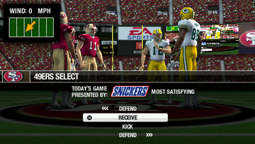 Madden NFL 09 | PSP | gameplay screenshot | region=North America | source-country= | zypher-v2 | moby-5bf260a3d733 | Data by MobyGames.com