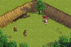 
The Lord of the Rings: The Fellowship of the Ring | Game Boy Advance | gameplay screenshot | Data by MobyGames.com