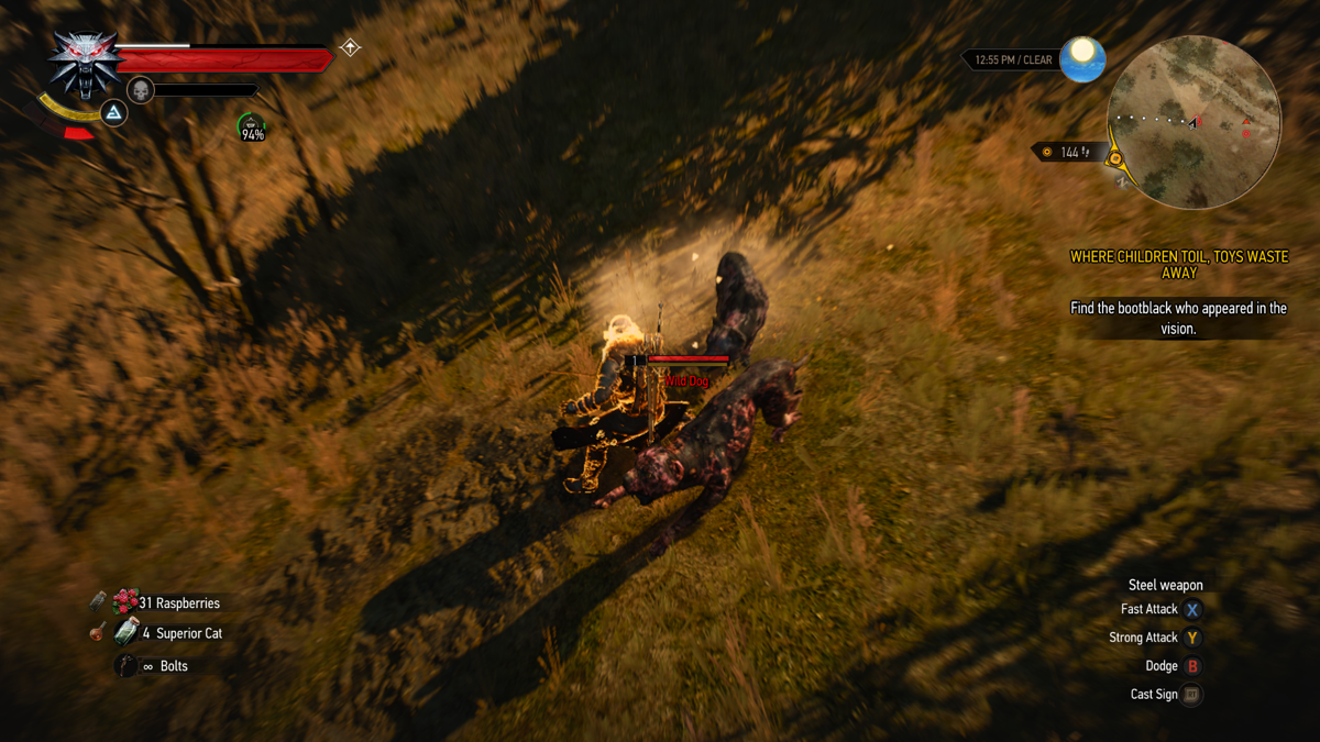 The Witcher 3: Wild Hunt [Game of the Year Edition] | Xbox One | gameplay screenshot | Data by MobyGames.com