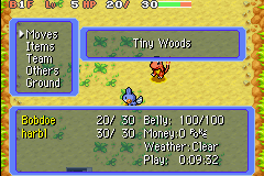 
Pokémon Mystery Dungeon: Red Rescue Team | Game Boy Advance | gameplay screenshot | Data by MobyGames.com