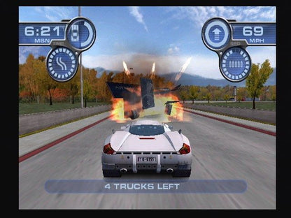 
Spy Hunter | PlayStation 2 | gameplay screenshot | Region: North America | source-country= | Data by MobyGames.com
