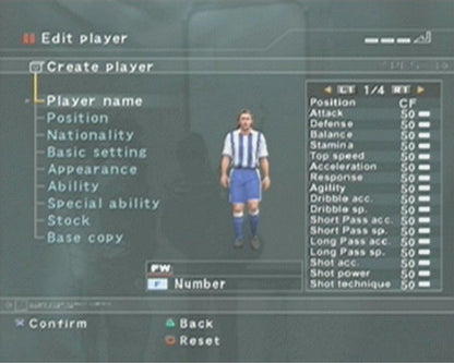 
World Soccer: Winning Eleven 7 International | PlayStation 2 | gameplay screenshot | Region: North America | source-country= | Data by MobyGames.com