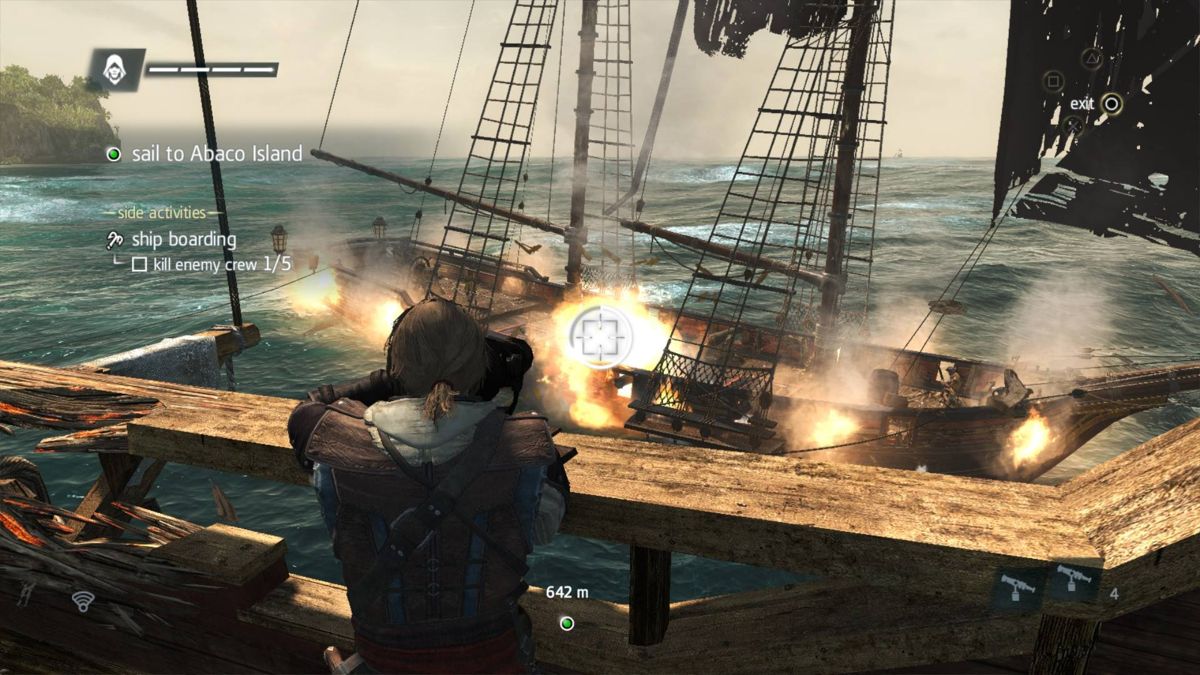 
Assassin's Creed IV: Black Flag | PlayStation 4 | gameplay screenshot | Region: North America | source-country= | Data by MobyGames.com