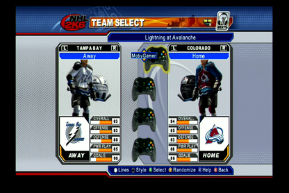 NHL 2K6 | Xbox | gameplay screenshot | region=North America | source-country= | zypher-v2 | moby-50fdedeb155d | Data by MobyGames.com