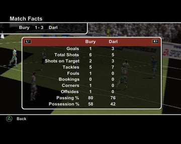 
FIFA Soccer 2004 | PlayStation 2 | gameplay screenshot | Region: North America | source-country= | Data by MobyGames.com