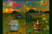 Vigilante 8 | PlayStation | gameplay screenshot | region=North America | source-country= | zypher-v2 | moby-9eecd1d83187 | Data by MobyGames.com