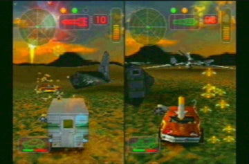 Vigilante 8 | PlayStation | gameplay screenshot | region=North America | source-country= | zypher-v2 | moby-9eecd1d83187 | Data by MobyGames.com