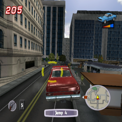 Starsky & Hutch | GameCube | gameplay screenshot | region=North America | source-country= | zypher-v2 | moby-ee174b62097d | Data by MobyGames.com