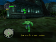 The Incredible Hulk: Ultimate Destruction | GameCube | gameplay screenshot | region=North America | source-country= | zypher-v2 | moby-8af3debf0851 | Data by MobyGames.com