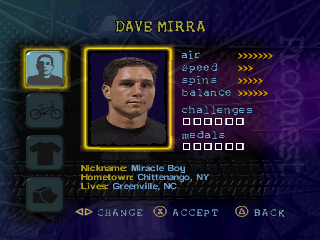 Dave Mirra Freestyle BMX | PlayStation | gameplay screenshot | region=North America | source-country= | zypher-v2 | moby-e71e61b125f5 | Data by MobyGames.com