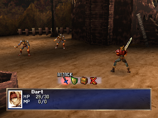 
The Legend of Dragoon | PlayStation | gameplay screenshot | Region: North America | source-country= | Data by MobyGames.com