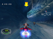 Jet Moto 3 | PlayStation | gameplay screenshot | region=North America | source-country= | zypher-v2 | moby-71d945eb3652 | Data by MobyGames.com