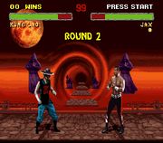 
Mortal Kombat II | SNES | gameplay screenshot | Data by MobyGames.com