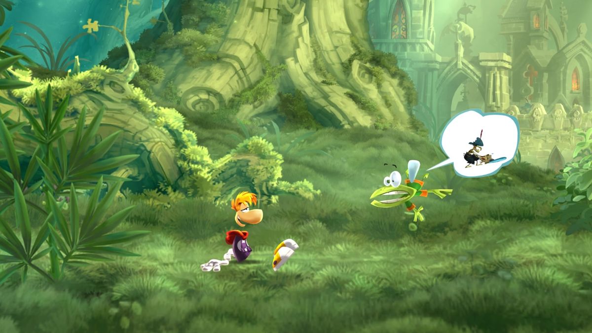 
Rayman Legends | PlayStation 4 | gameplay screenshot | Region: North America | source-country= | Data by MobyGames.com