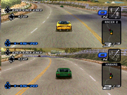 
Need for Speed III: Hot Pursuit | PlayStation | gameplay screenshot | Region: North America | source-country= | Data by MobyGames.com