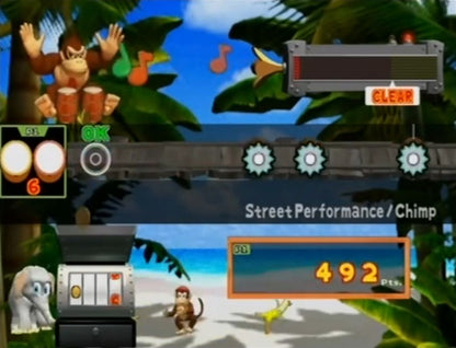 Donkey Konga | GameCube | gameplay screenshot | region=North America | source-country= | zypher-v2 | moby-b7a3545a6e60 | Data by MobyGames.com