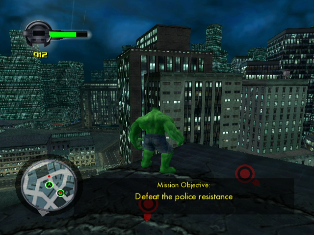 The Incredible Hulk: Ultimate Destruction | GameCube | gameplay screenshot | region=North America | source-country= | zypher-v2 | moby-19db73a0edf7 | Data by MobyGames.com