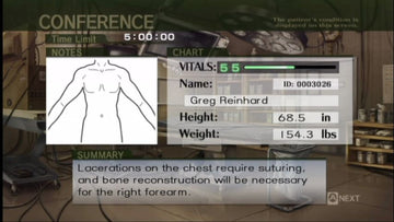 
Trauma Center: New Blood | Wii | gameplay screenshot | Data by MobyGames.com