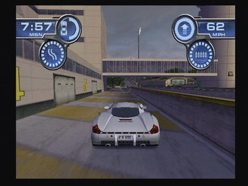 Spy Hunter | PlayStation 2 | gameplay screenshot | region=North America | source-country= | zypher-v2 | moby-9f65d5d8f3e1 | Data by MobyGames.com