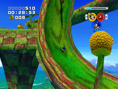 Sonic Heroes | GameCube | gameplay screenshot | region=North America | source-country= | zypher-v2 | moby-d8ed104466c1 | Data by MobyGames.com