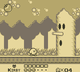 
Kirby's Dream Land | Game Boy | gameplay screenshot | Data by MobyGames.com