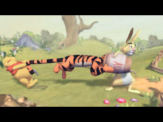 
Disney's Pooh's Party Game: In Search of the Treasure | PlayStation | gameplay screenshot | Data by MobyGames.com