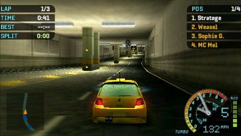 
Need for Speed: Underground - Rivals | PSP | gameplay screenshot | Data by MobyGames.com