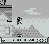 Mickey's Dangerous Chase | Game Boy | gameplay screenshot | region=North America | source-country= | zypher-v2 | moby-d5552fd165a9 | Data by MobyGames.com