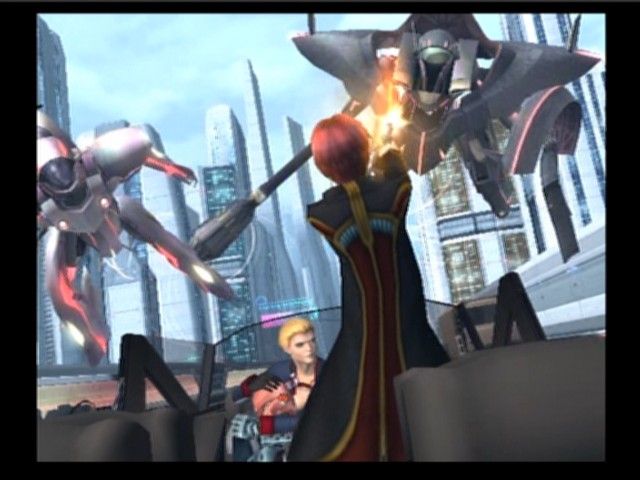 
Xenosaga: Episode II - Jenseits von Gut und Böse | PlayStation 2 | gameplay screenshot | Data by MobyGames.com