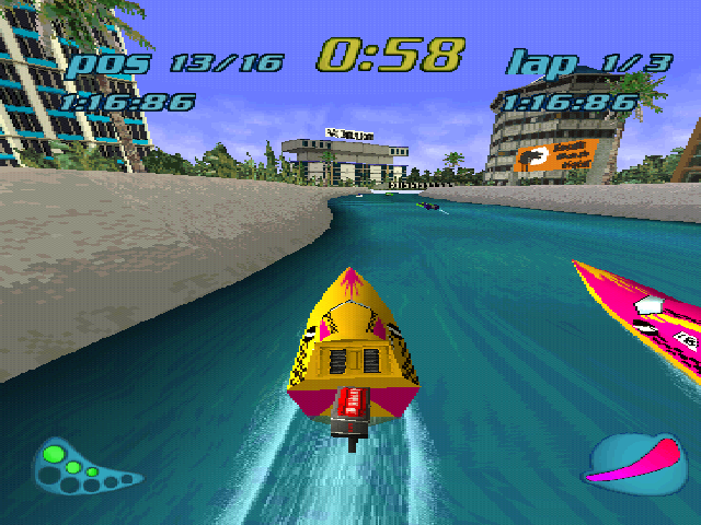 
Turbo Prop Racing | PlayStation | gameplay screenshot | Data by MobyGames.com
