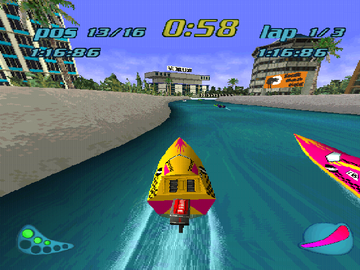 
Turbo Prop Racing | PlayStation | gameplay screenshot | Data by MobyGames.com