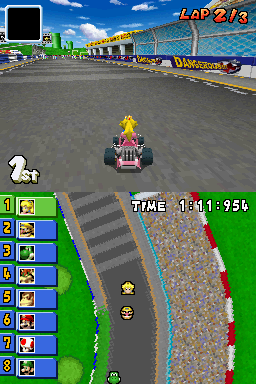 
Mario Kart DS | Nintendo DS | gameplay screenshot | Data by MobyGames.com