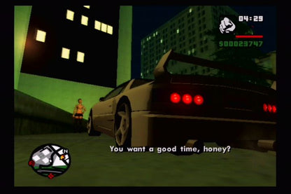 Grand Theft Auto: San Andreas | PlayStation 2 | gameplay screenshot | region=North America | source-country= | zypher-v2 | moby-6201ec51ccab | Data by MobyGames.com