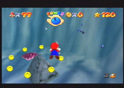 
Super Mario 64 | Nintendo 64 | gameplay screenshot | Data by MobyGames.com