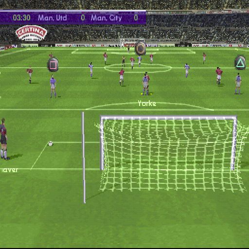 
FIFA 2001: Major League Soccer | PlayStation | gameplay screenshot | Data by MobyGames.com