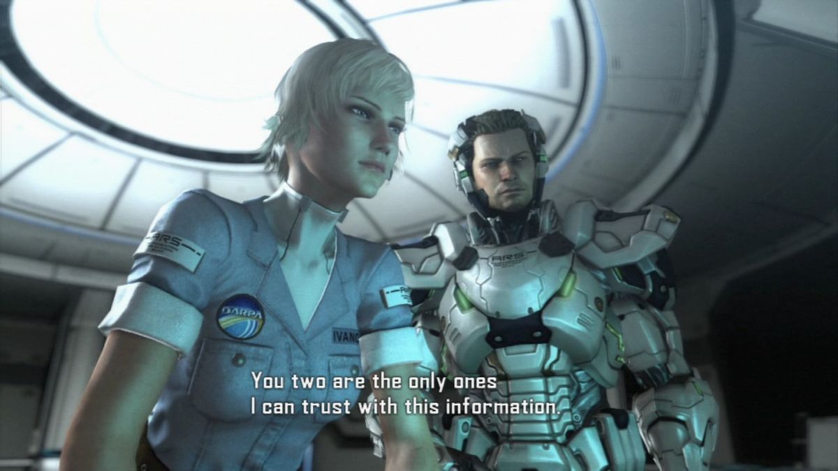 Vanquish | PlayStation 3 | gameplay screenshot | region=North America | source-country= | zypher-v2 | moby-f9815a5f018b | Data by MobyGames.com