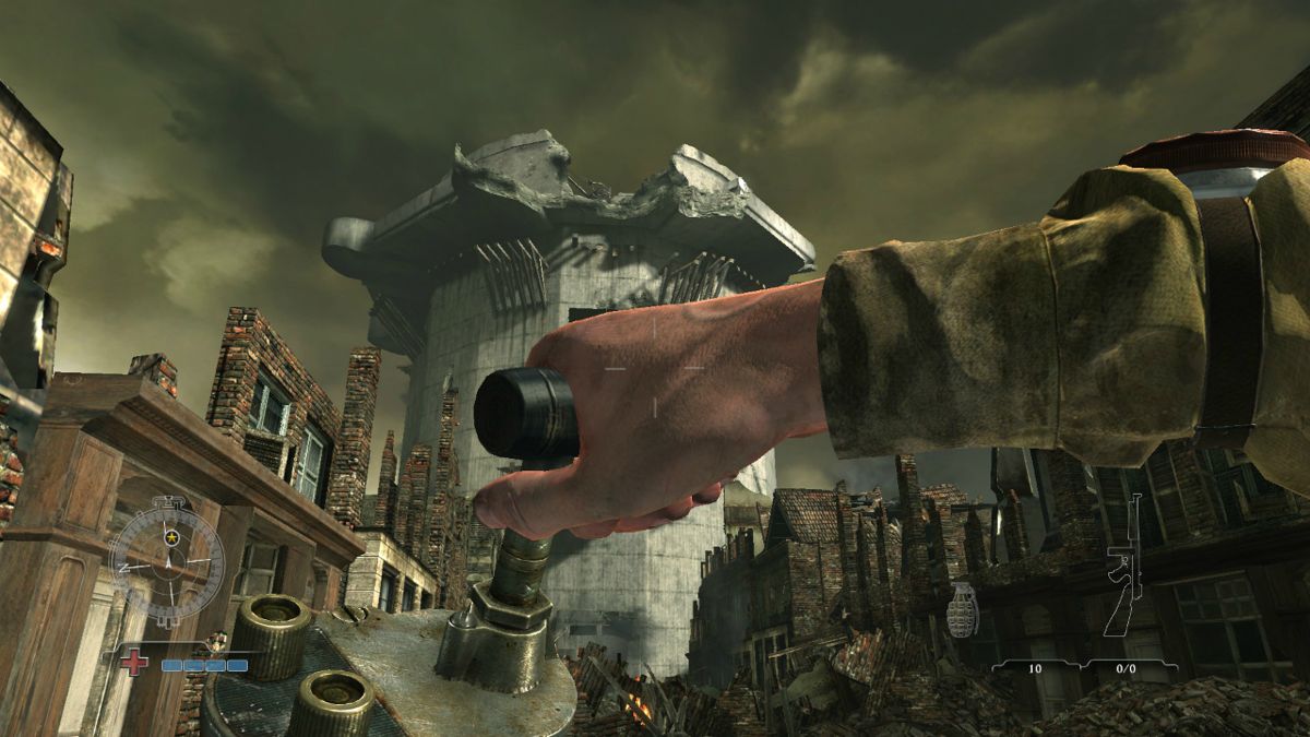 Medal of Honor: Airborne | Xbox 360 | gameplay screenshot | region=North America | source-country= | zypher-v2 | moby-662333587a8f | Data by MobyGames.com