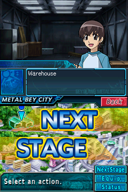 Beyblade: Metal Fusion | Nintendo DS | gameplay screenshot | region=North America | source-country= | zypher-v2 | moby-3489e69757a7 | Data by MobyGames.com