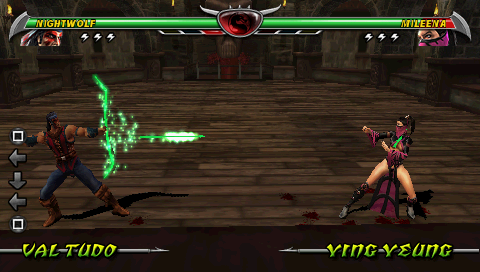 Mortal Kombat: Unchained | PSP | gameplay screenshot | Data by MobyGames.com