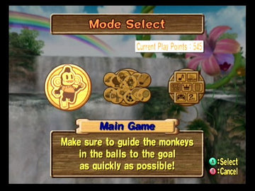Super Monkey Ball 2 | GameCube | gameplay screenshot | region=North America | source-country= | zypher-v2 | moby-479fbda4a612 | Data by MobyGames.com