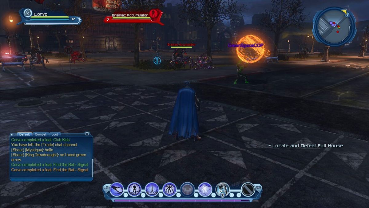 DC Universe Online | PlayStation 3 | gameplay screenshot | region=North America | source-country= | zypher-v2 | moby-e6414bcd7018 | Data by MobyGames.com