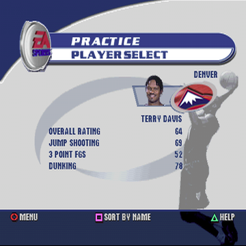 
NBA Live 2002 | PlayStation | gameplay screenshot | Region: North America | source-country= | Data by MobyGames.com
