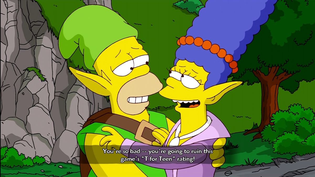 
The Simpsons Game | Xbox 360 | gameplay screenshot | Region: North America | source-country= | Data by MobyGames.com