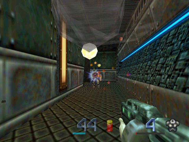 Quake II | Nintendo 64 | gameplay screenshot | Data by MobyGames.com