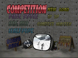 Cool Boarders 2 | PlayStation | gameplay screenshot | region=North America | source-country= | zypher-v2 | moby-0fc62ae6c69b | Data by MobyGames.com