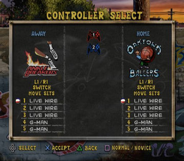 Street Hoops | PlayStation 2 | gameplay screenshot | region=North America | source-country= | zypher-v2 | moby-db55dbb93454 | Data by MobyGames.com