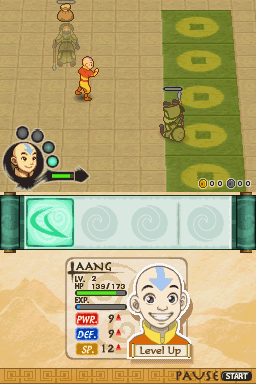 
Avatar: The Last Airbender - The Burning Earth | Nintendo DS | gameplay screenshot | Data by MobyGames.com