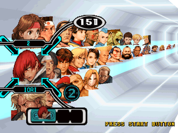 
Capcom vs. SNK Pro | PlayStation | gameplay screenshot | Data by MobyGames.com